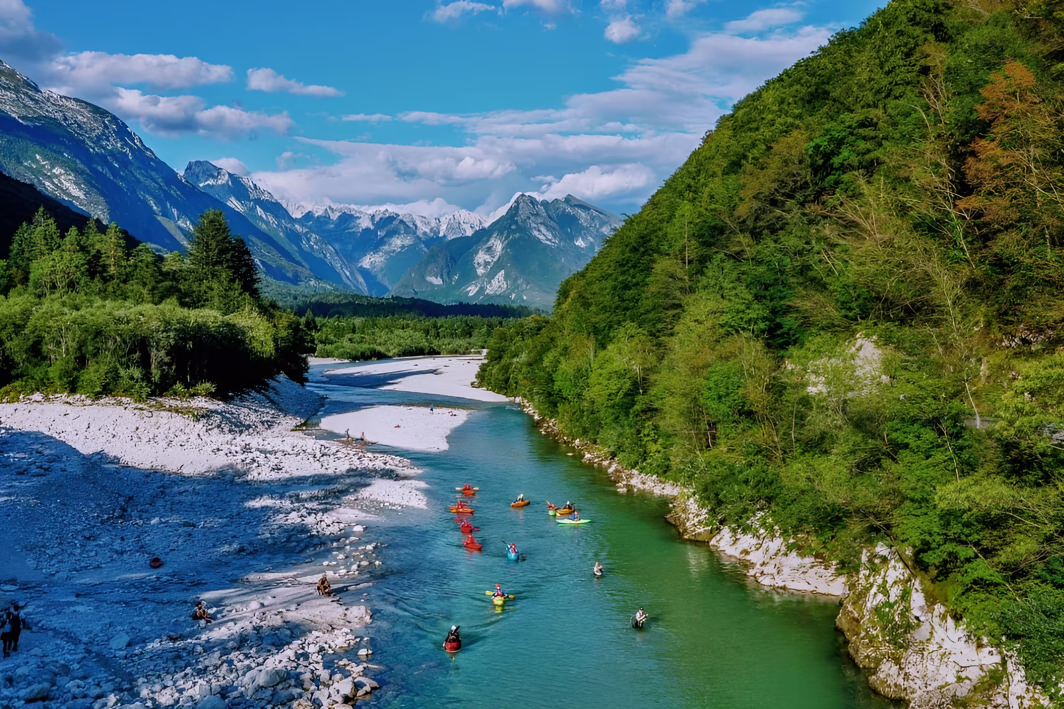 Go White-Water Rafting on the Soča River
