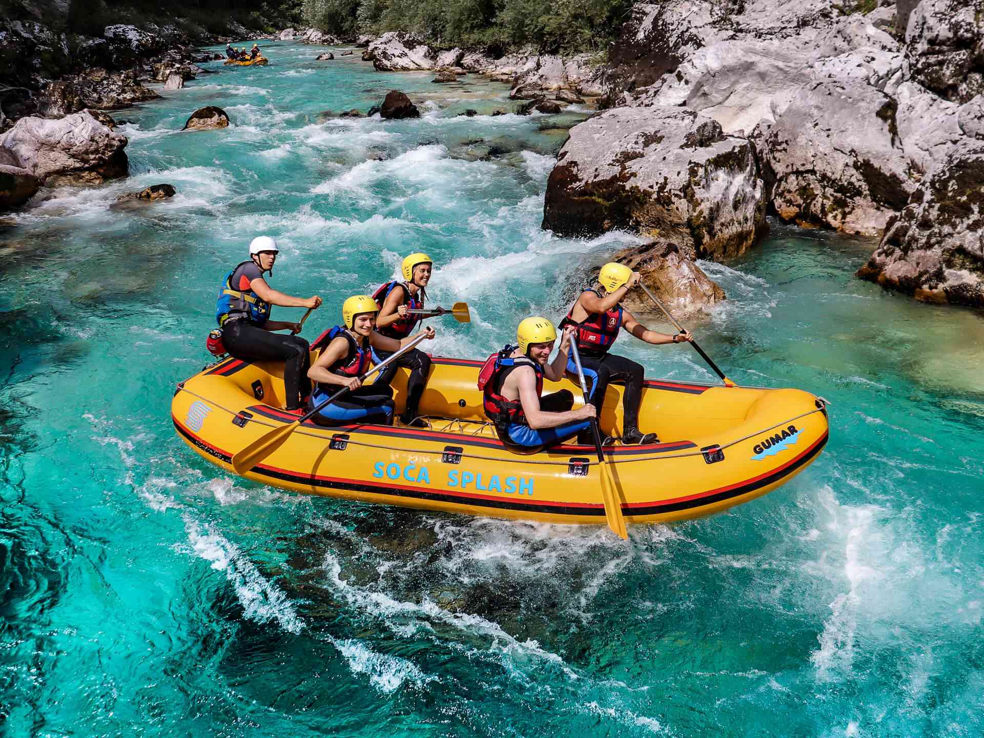 Go White-Water Rafting on the Soča River