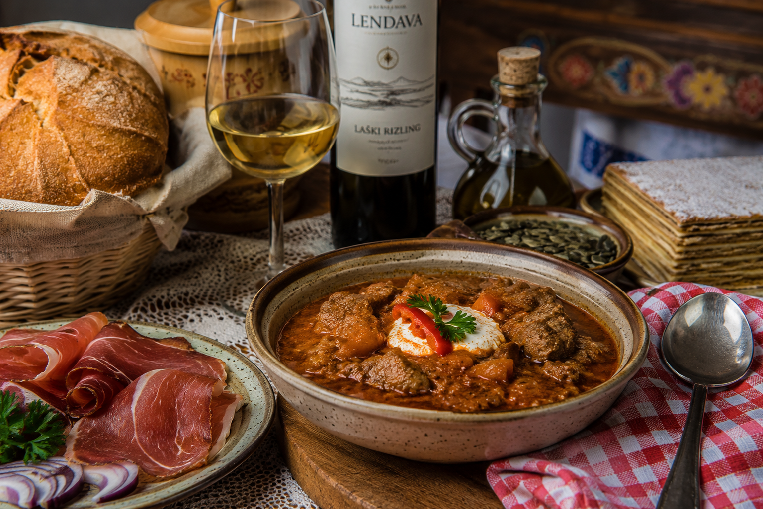 Slovenian coastal seafood