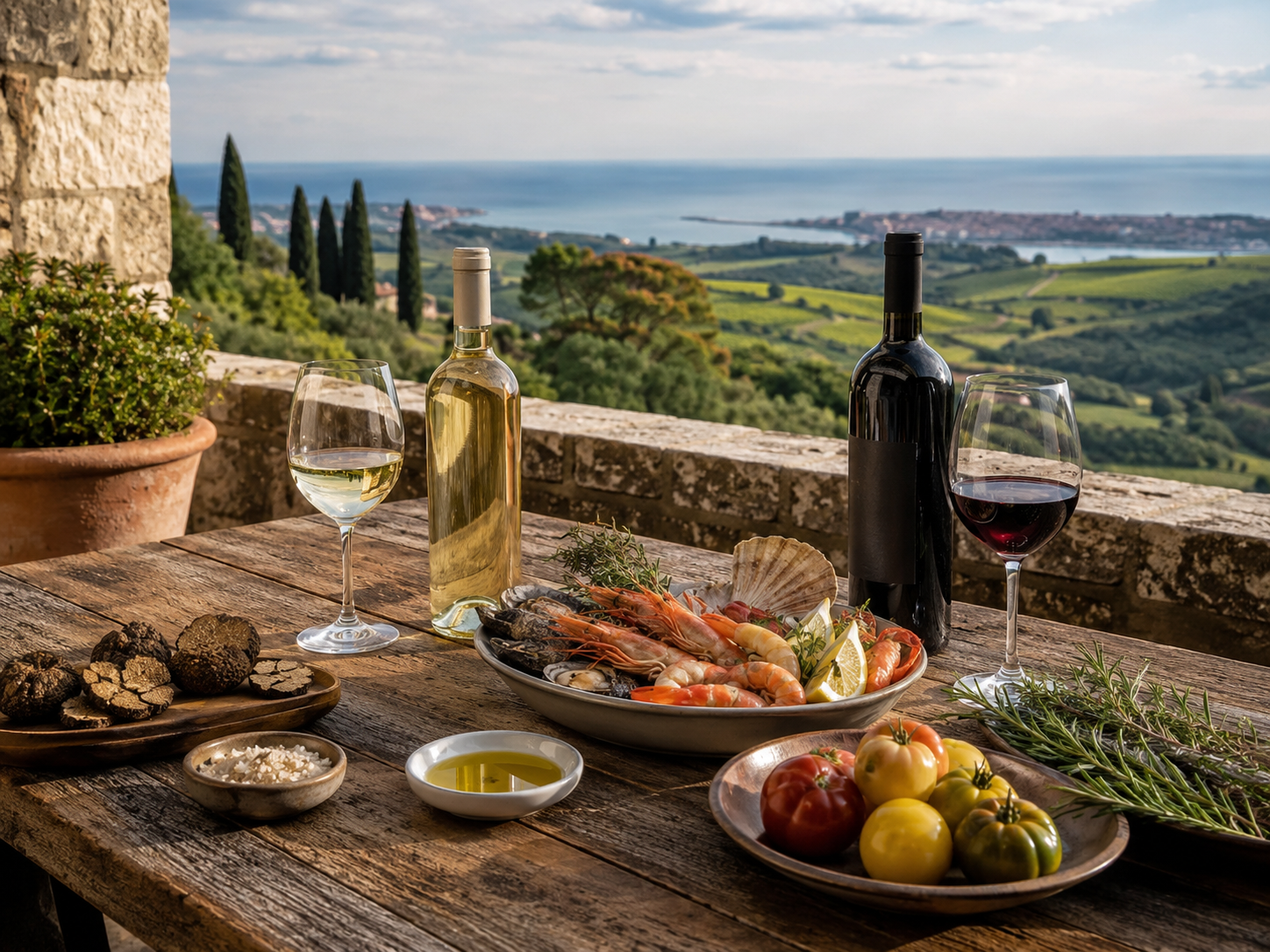 Slovenian coastal seafood