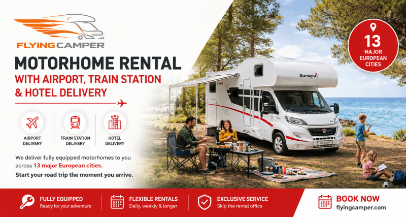 Motorhome Rental with Airport Delivery